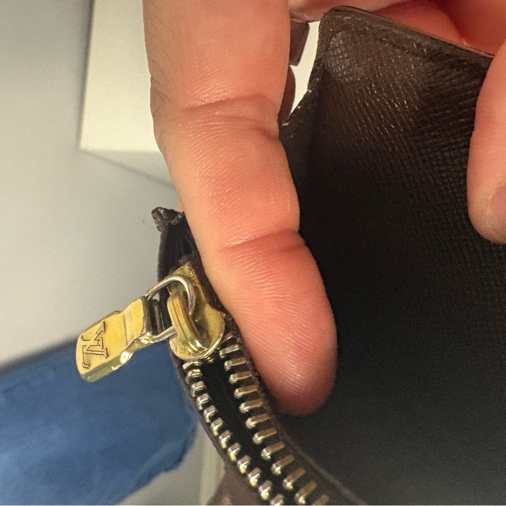 Louis Vuitton Alexandra Damier Ebene Portefeuille Trifold Wallet - Picture 13 of 16